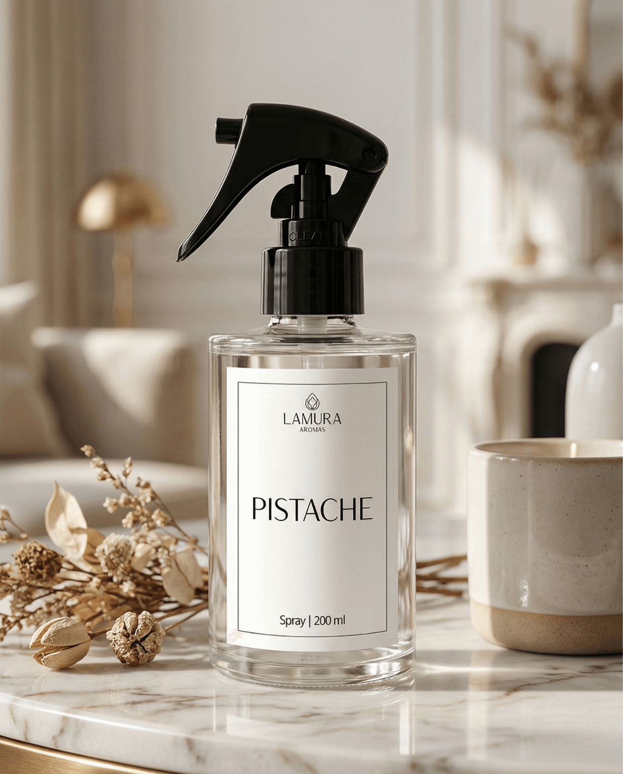 Home Spray Pistache - Lamura Aromas